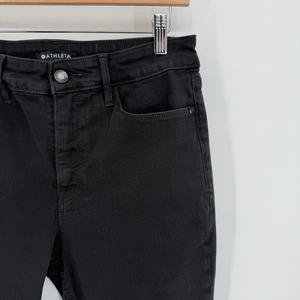 Athleta Flex Ultra Skinny Jean Black Womens‎ 10 High Rise Stretch Denim Gorpcore - Picture 5 of 9